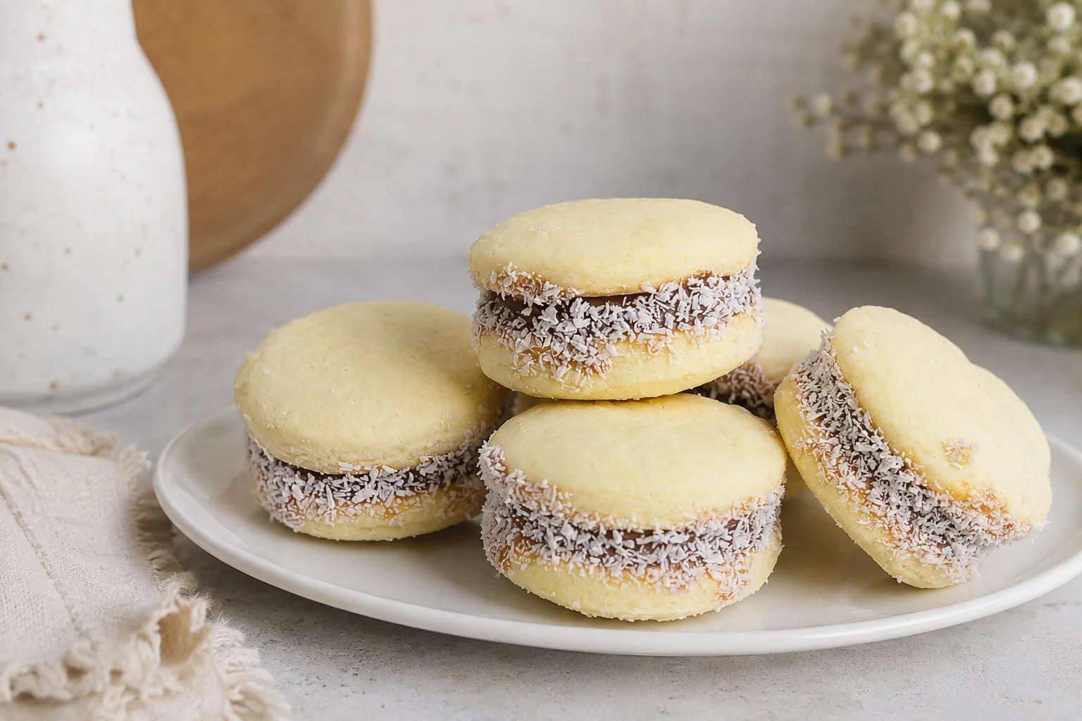 Alfajores de maicena artesanales